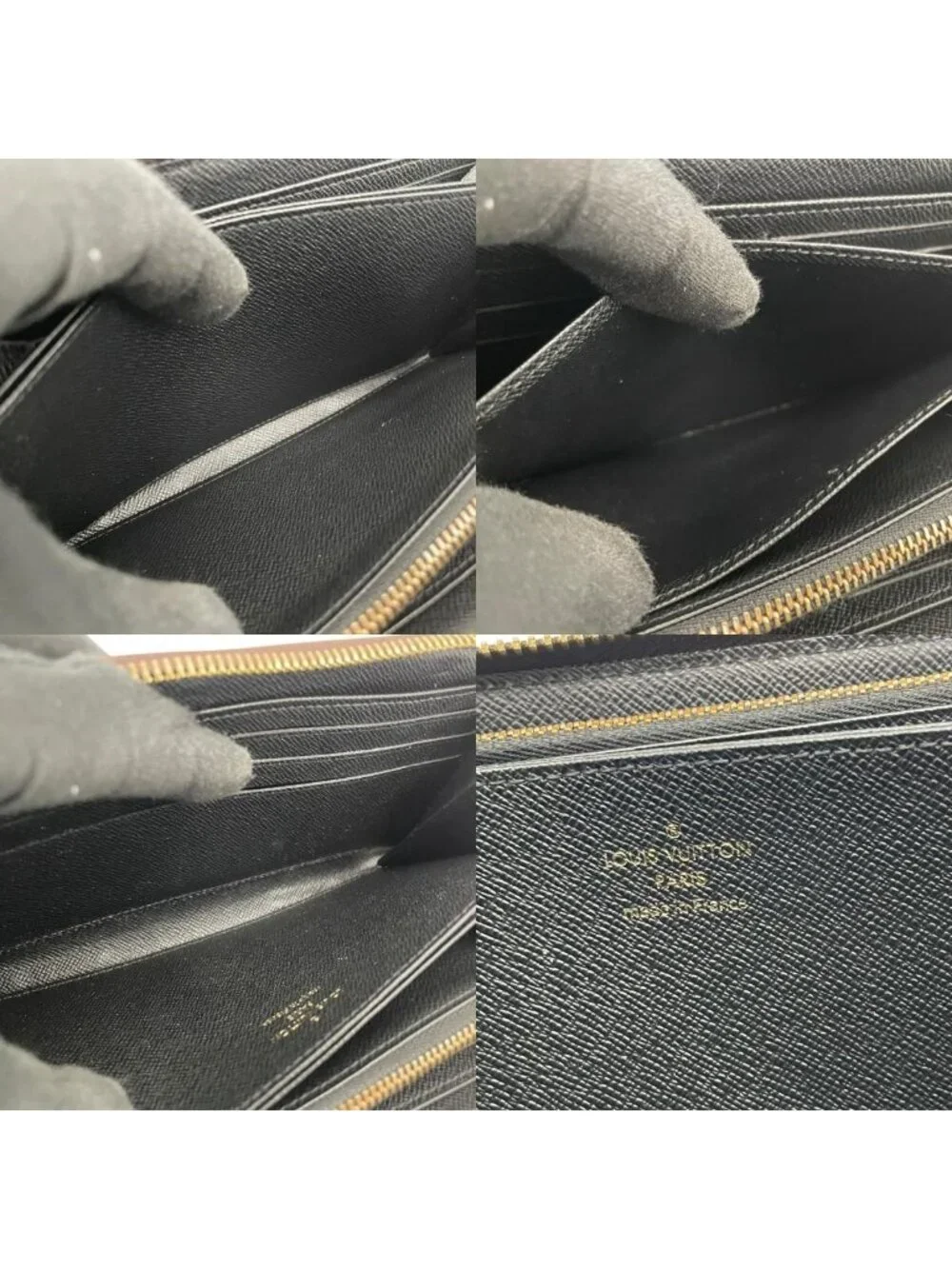Louis Vuitton Zippy Wallet Monogram Giant Reverse Zip Around Brown